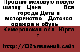 Продаю меховую новую шапку › Цена ­ 1 000 - Все города Дети и материнство » Детская одежда и обувь   . Кемеровская обл.,Юрга г.